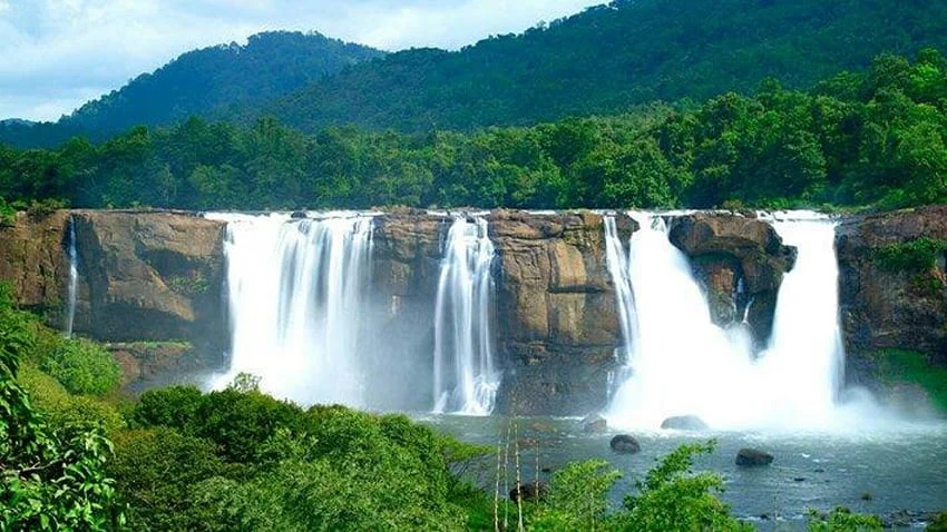 Athirapally and Vazhachal Falls